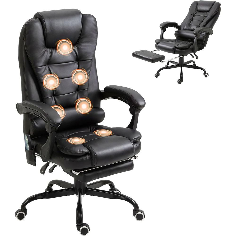 Massage - 7 Noktalı Titreşimli Masajlı Ofis Koltuğu,