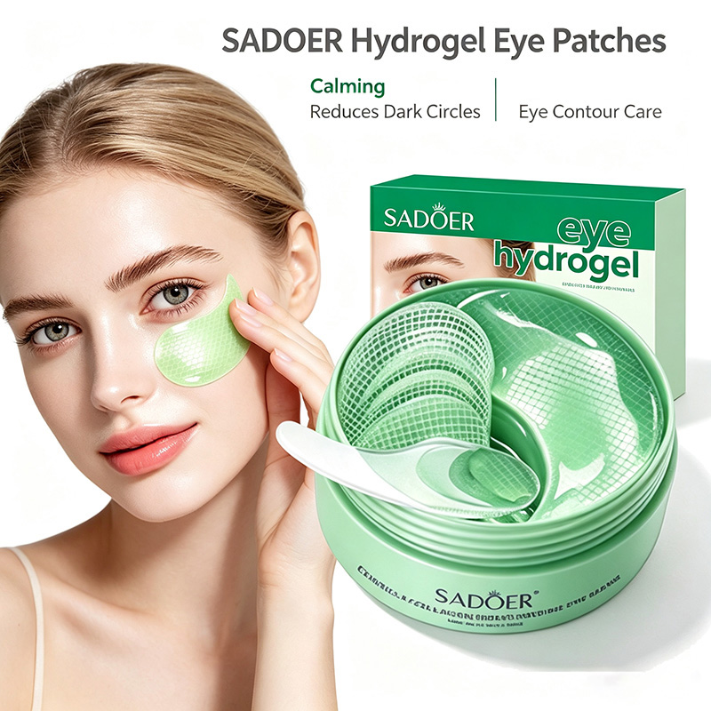 Collagen Under Eye Patches - 60 adet SADOER Centella Asiatica Kolajenli