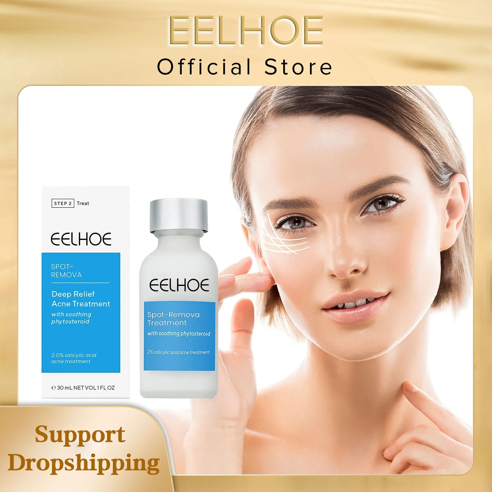 Salicylic Acid Blackhead Remover - EELHOE akne tedavisi losyon salisilik asit