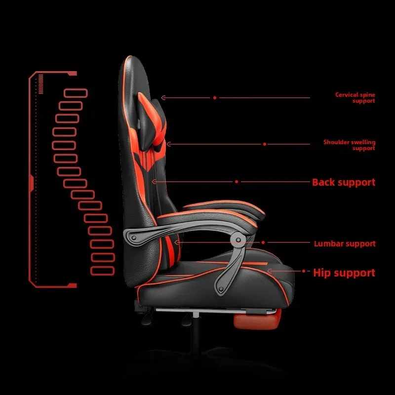 Massage - E-spor Koltuğu, Işıklı, Bluetooth Hoparlörlü, LED