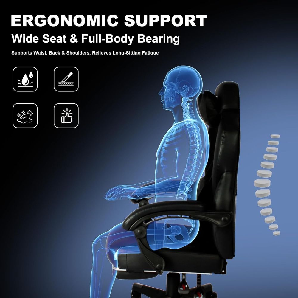 Oyuncu Koltuğu PRO, Ergonomik  - Massage incelemesi ve fiyatı