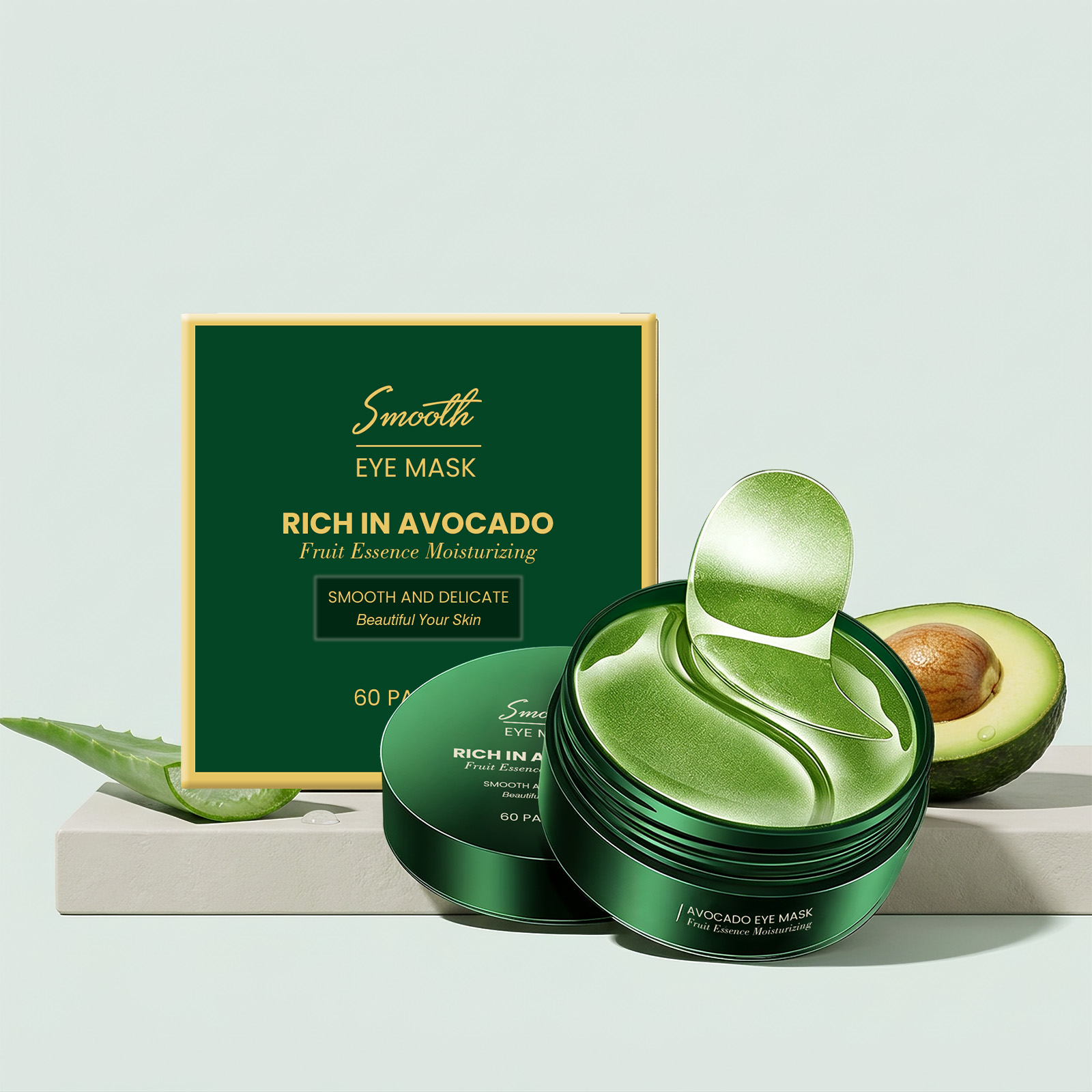 60 adet Avokado Kolajenli Göz  - Collagen Under Eye Patches incelemesi ve fiyatı